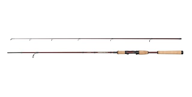 Canna da spinning Abu Garcia Tormentor2 rosso scuro con impugnatura in sughero